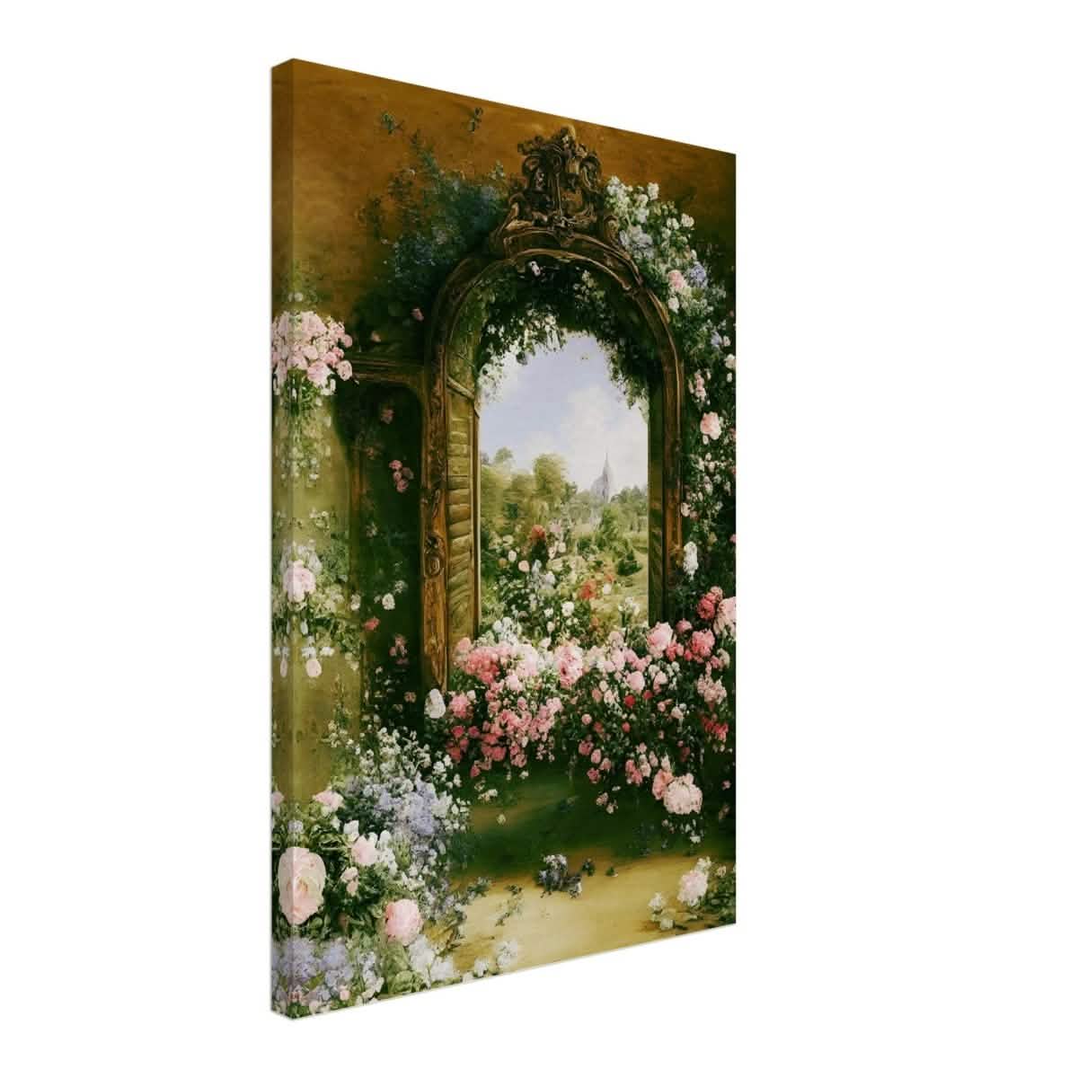 Gateways to Roses | Da Vinci Nature Art Wall collection | Wall art print - Canvas - 40x60 cm / 16x24″ -