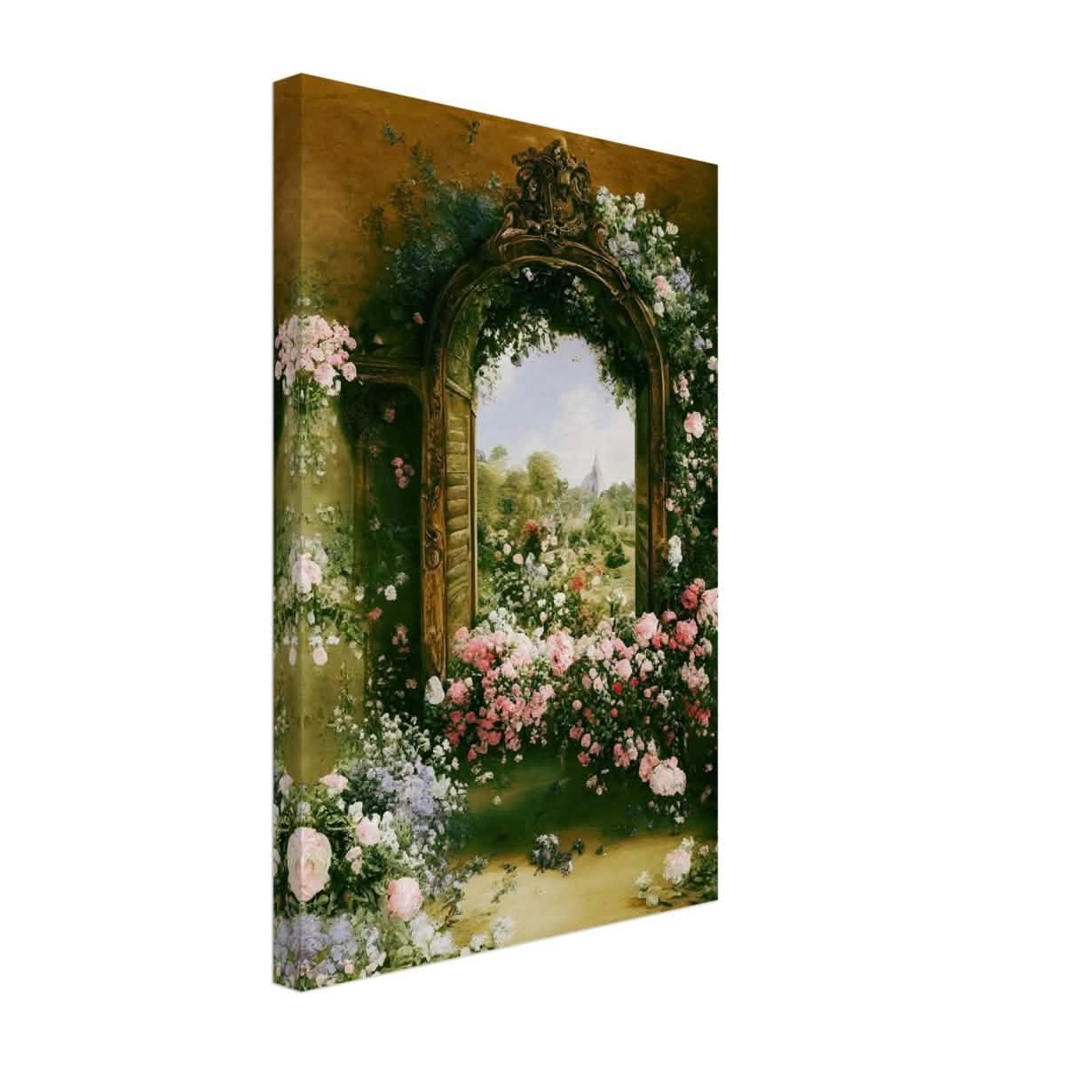 Gateways to Roses | Da Vinci Nature Art Wall collection | Wall art print - Canvas - 30x45 cm / 12x18″ -