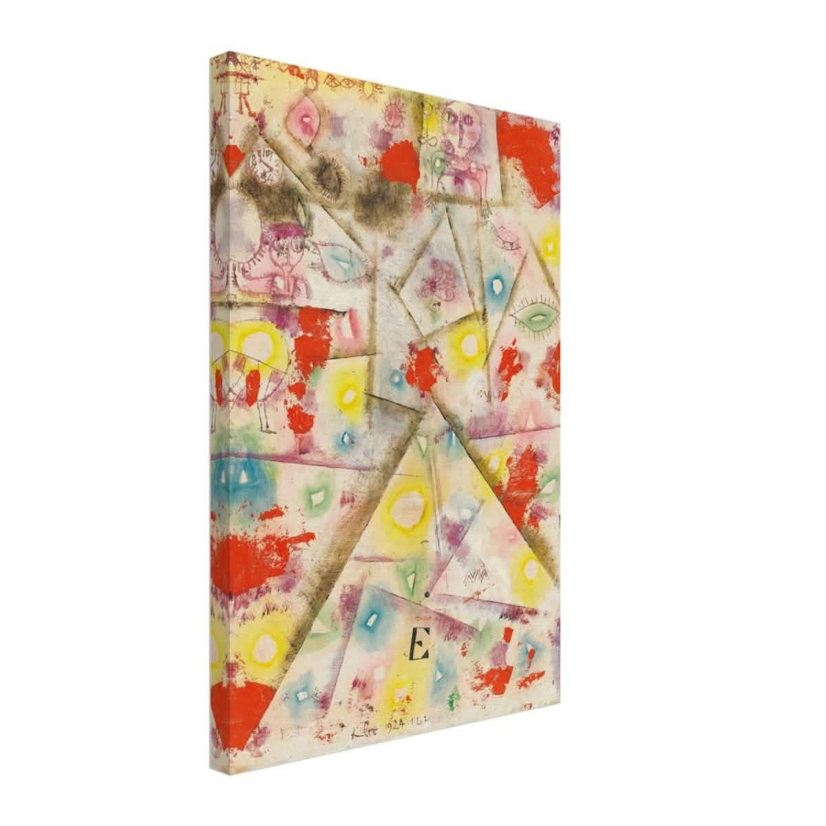 Gedenkblatt E by Paul Klee 1924 - Canvas - 40x60 cm / 16x24″ - Thick