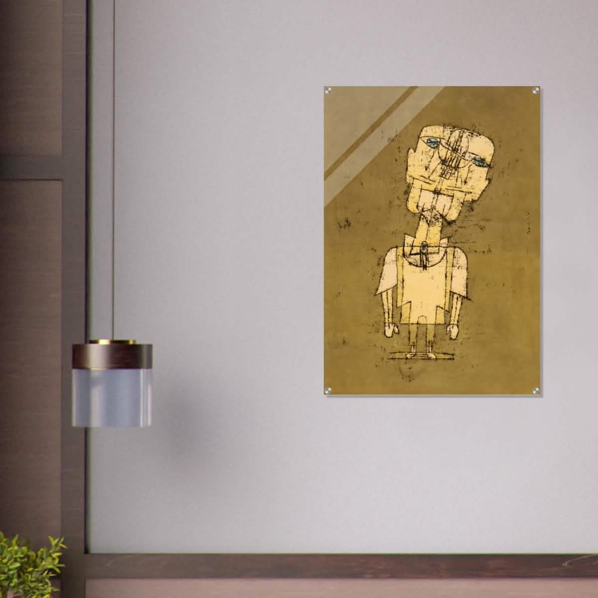 Ghost of a Genius at by Paul Klee - Acrylic Print - 70x100 cm / 28x40″ -
