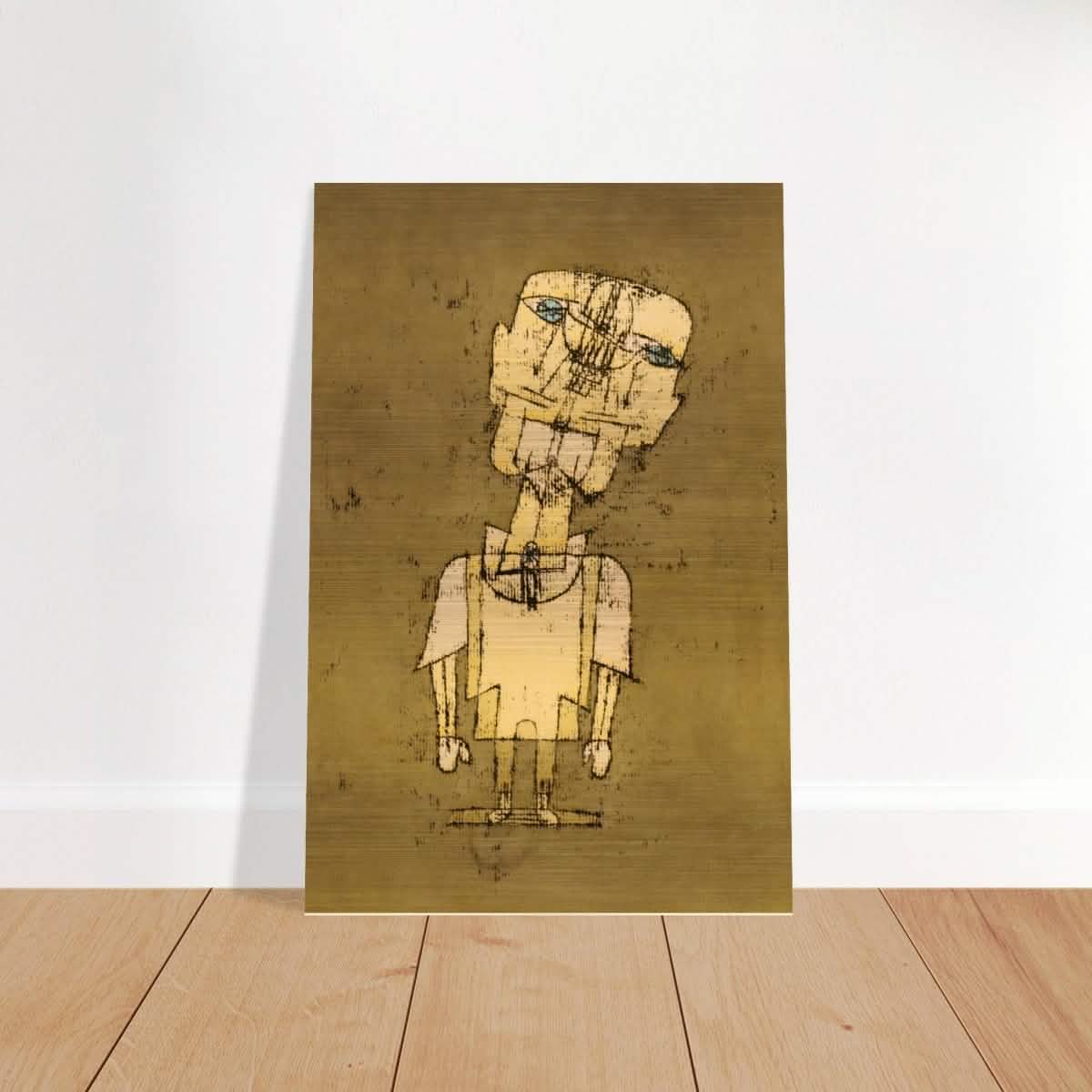 Ghost of a Genius at by Paul Klee - Brushed Aluminum Print - 40x60 cm / 16x24″ -