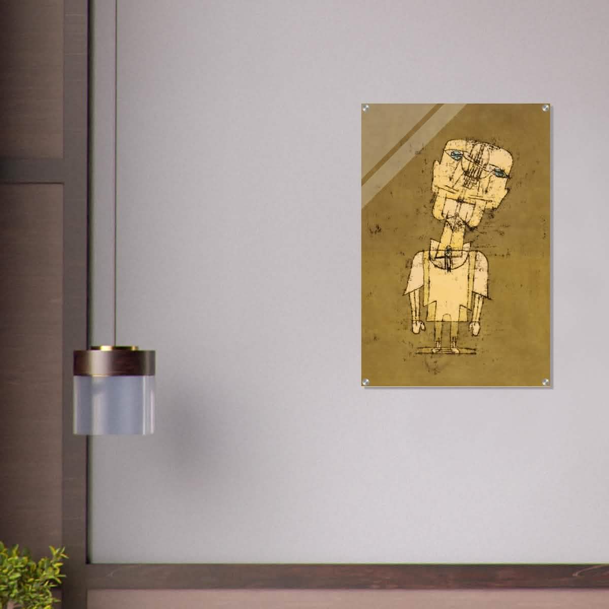 Ghost of a Genius at by Paul Klee - Acrylic Print - 60x90 cm / 24x36″ -