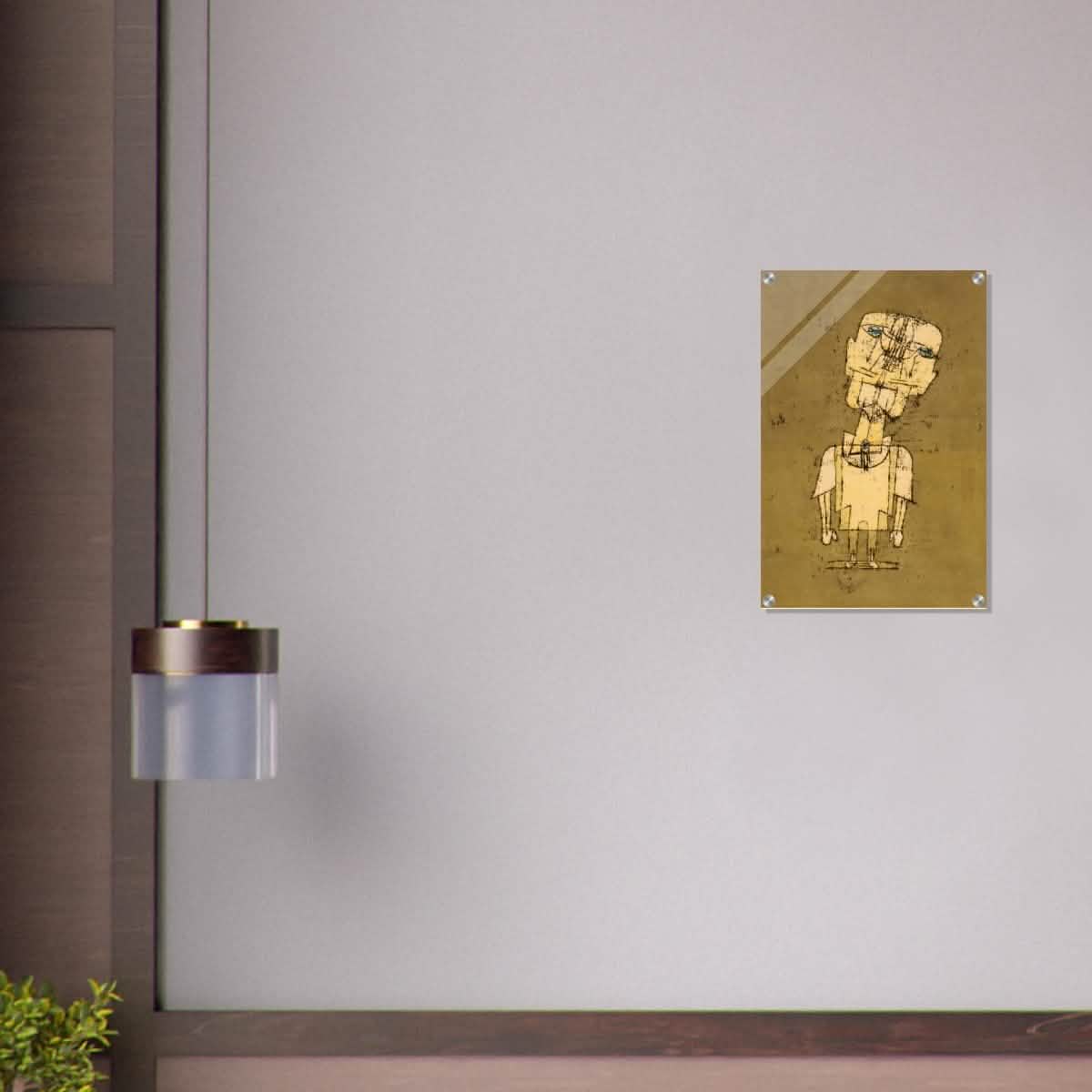 Ghost of a Genius at by Paul Klee - Acrylic Print - 40x60 cm / 16x24″ -