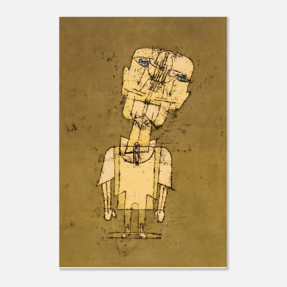 Ghost of a Genius at by Paul Klee - Aluminum Print - 30x45 cm / 12x18″ -