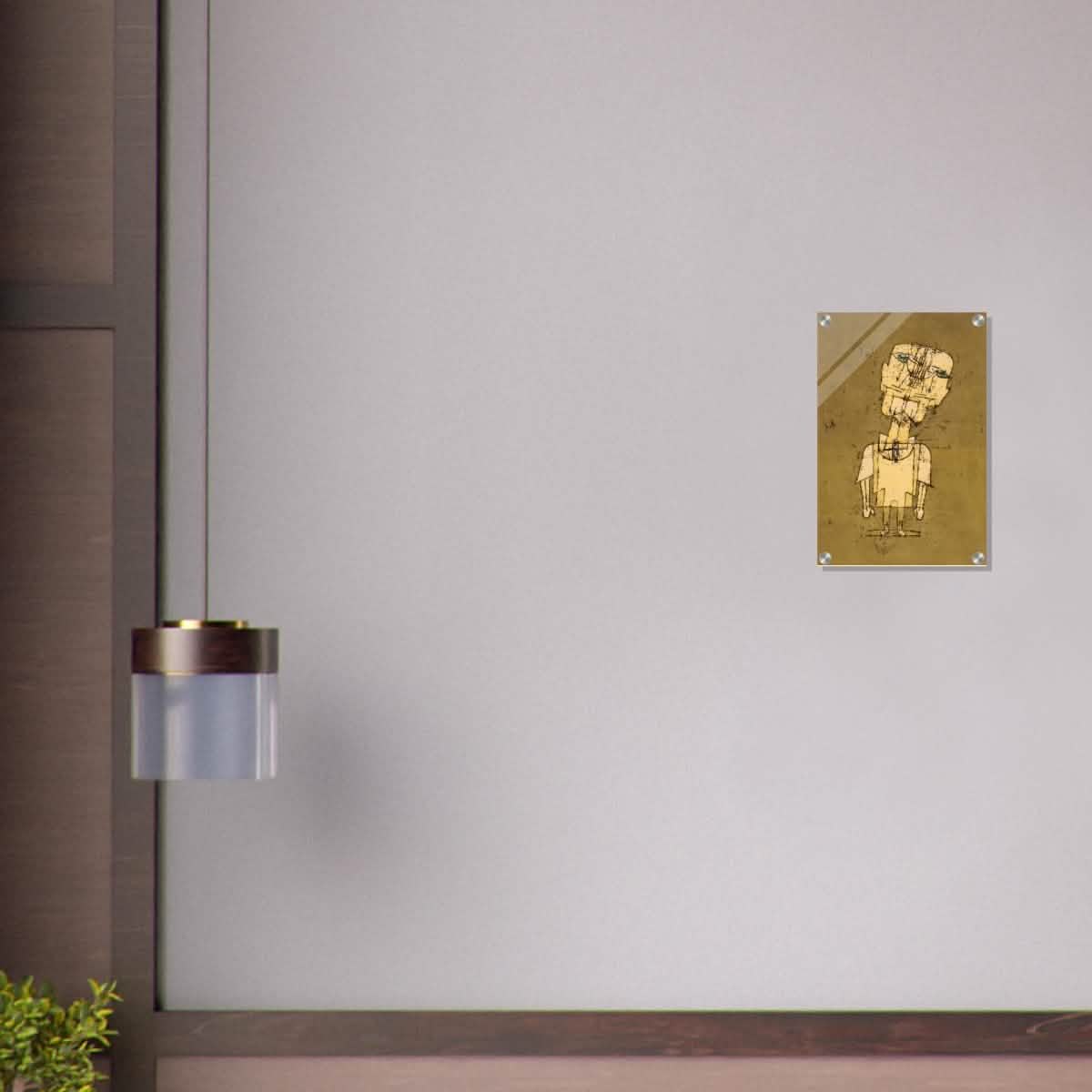 Ghost of a Genius at by Paul Klee - Acrylic Print - 30x45 cm / 12x18″ -