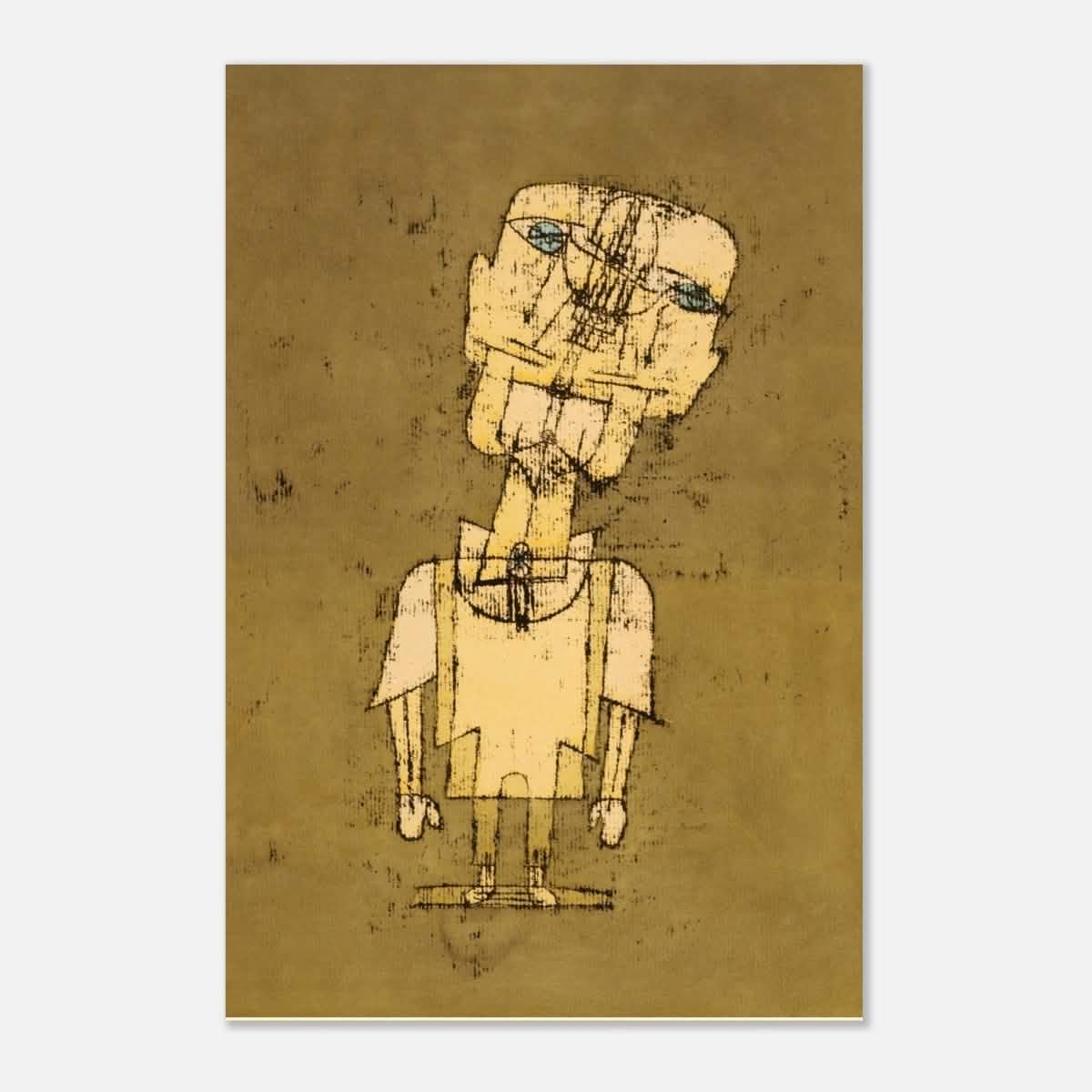 Ghost of a Genius at by Paul Klee - Aluminum Print - 40x60 cm / 16x24″ -