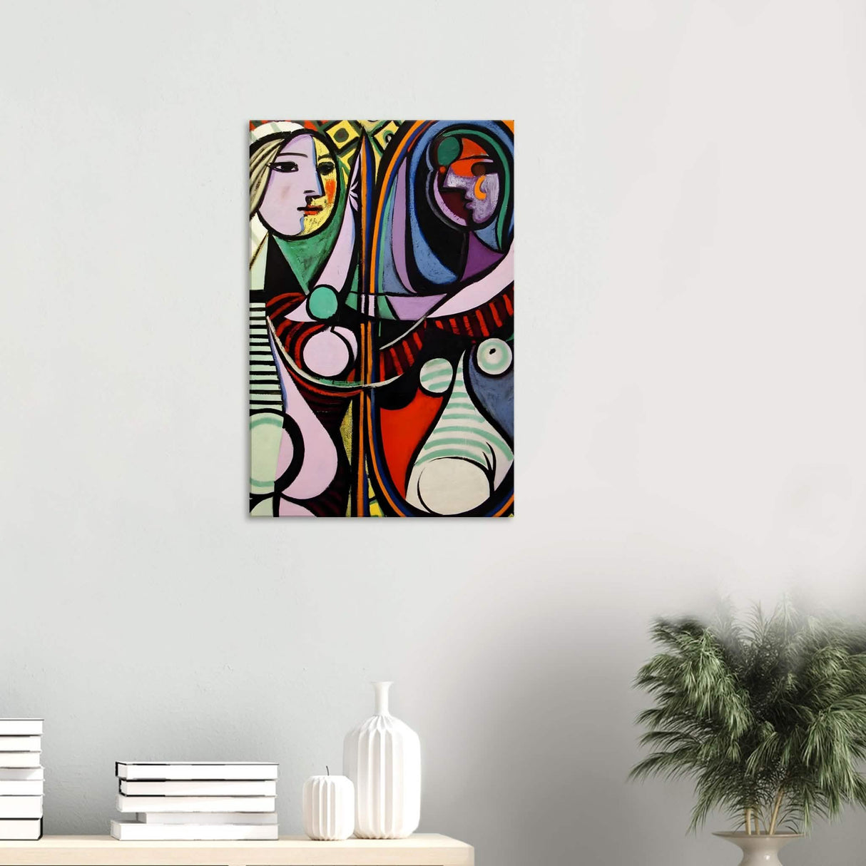 Girl before a Mirror by Pablo Picasso 1932 - Canvas - 50x75 cm / 20x30″ - Slim