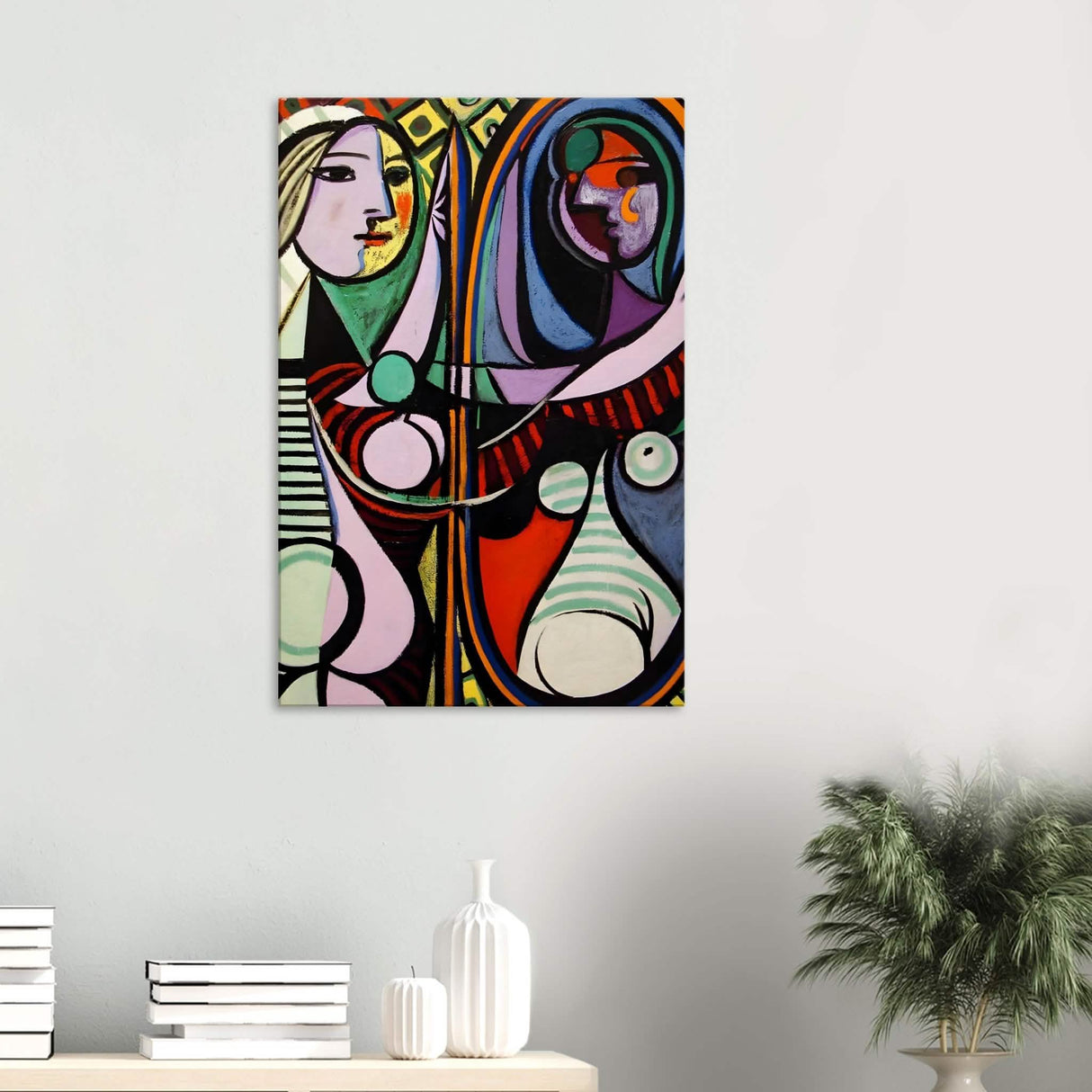 Girl before a Mirror by Pablo Picasso 1932 - Canvas - 60x90 cm / 24x36″ - Slim