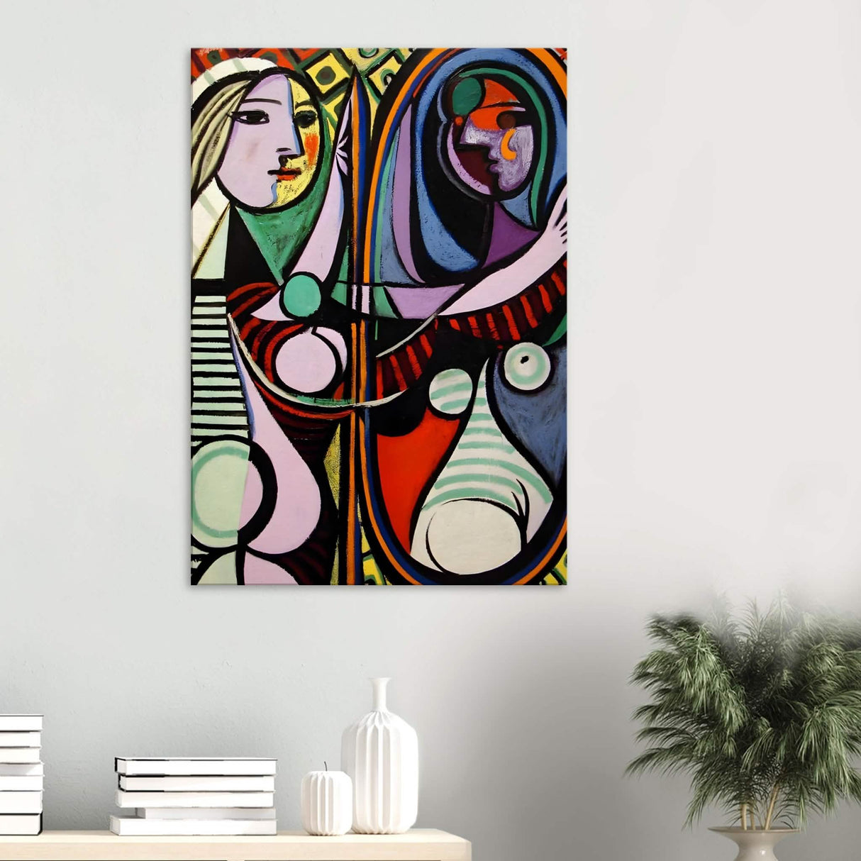Girl before a Mirror by Pablo Picasso 1932 - Canvas - 70x100 cm / 28x40″ - Slim