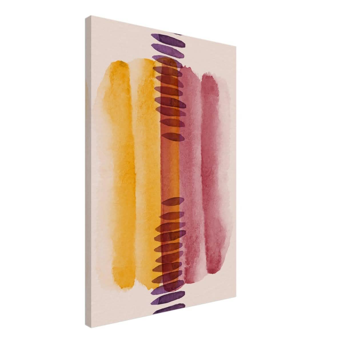 Golden Radiance Abstract - 50x75 cm / 20x30″ - Canvas -