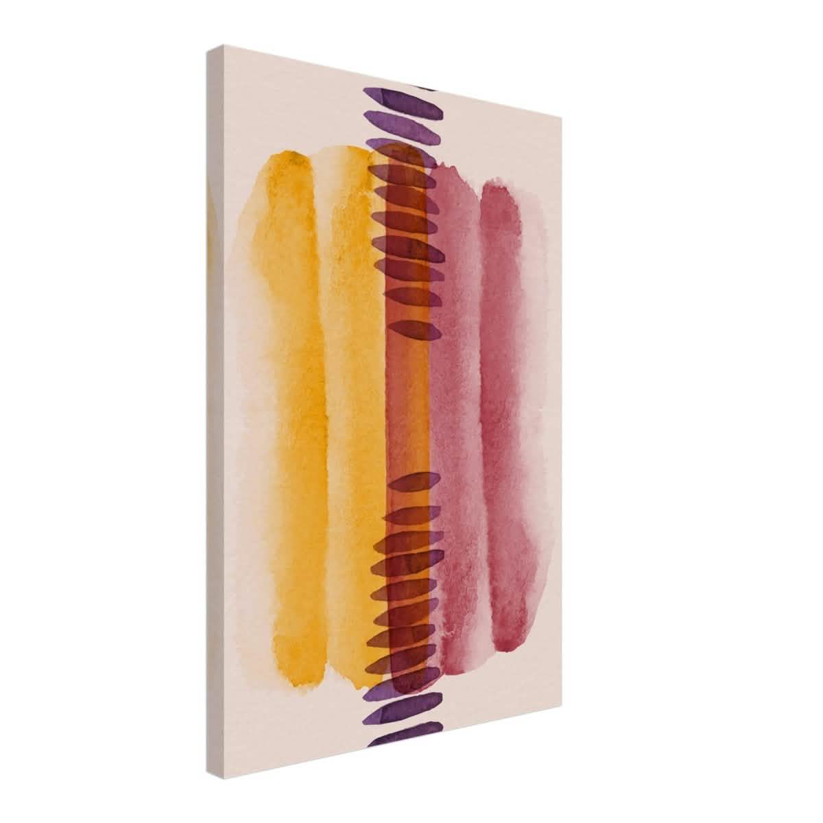 Golden Radiance Abstract - 40x60 cm / 16x24″ - Canvas -