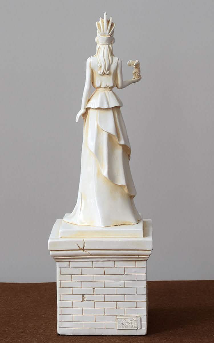 Greek Goddess Athena Sculpture – Classical Plaster Statue - Athena -