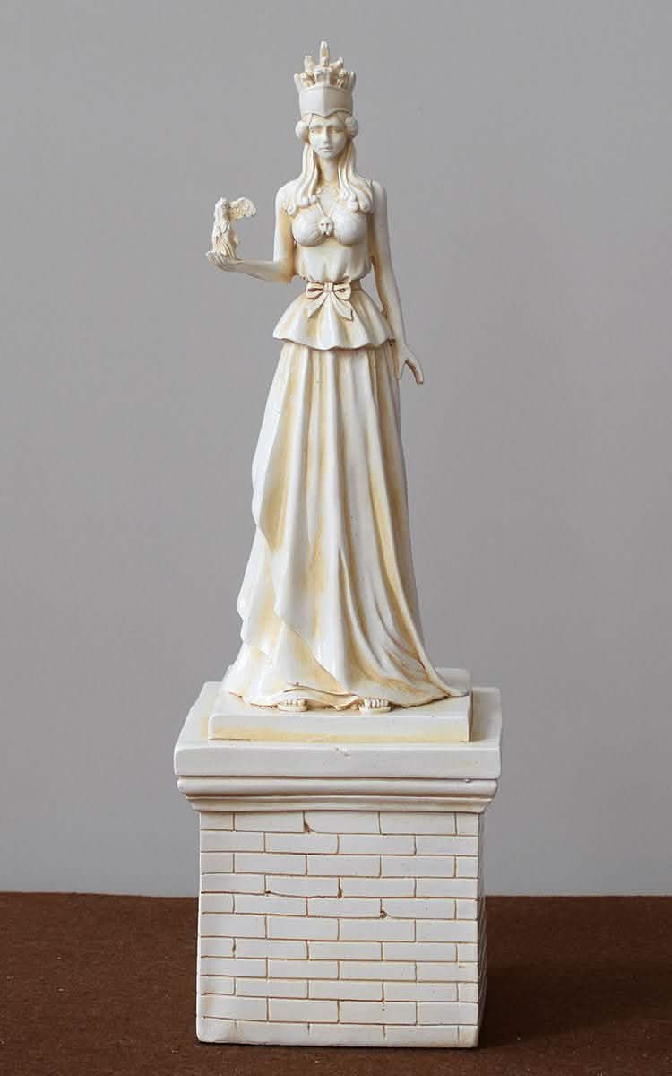 Greek Goddess Athena Sculpture – Classical Plaster Statue - Athena -