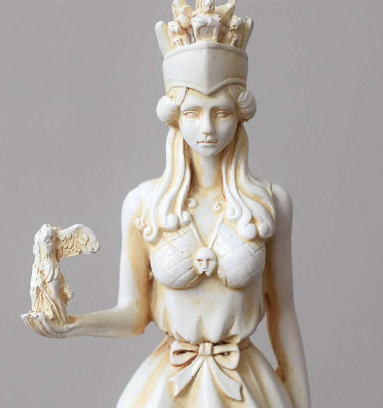 Greek Goddess Athena Sculpture – Classical Plaster Statue - Athena -