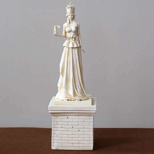 Greek Goddess Athena Sculpture – Classical Plaster Statue - Athena -