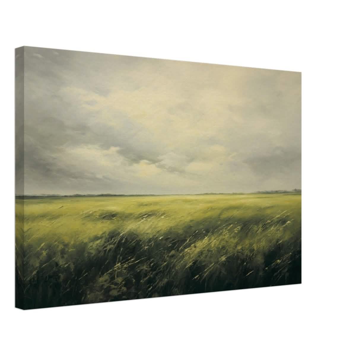 Green Landscape Wall art - Canvas - 40x60 cm / 16x24″ - Slim