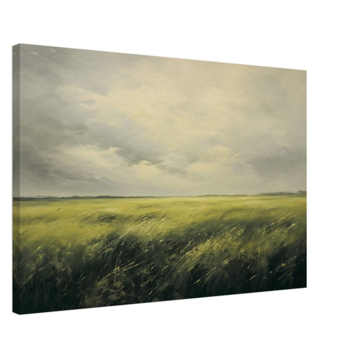 Green Landscape Wall art - Canvas - 60x90 cm / 24x36″ - Thick