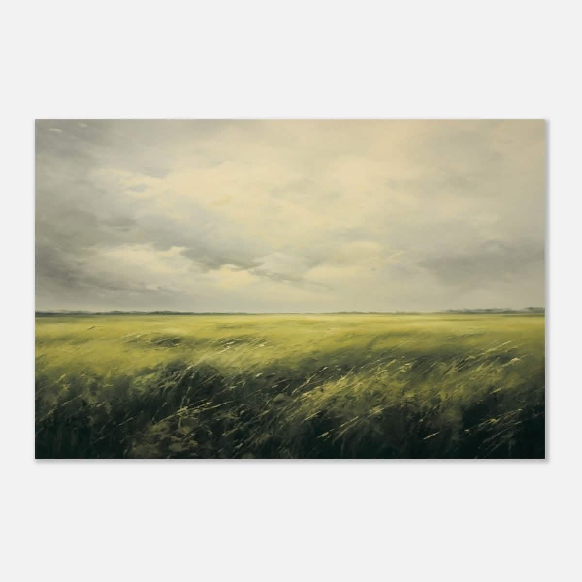 Green Landscape Wall art - Aluminum Print - 30x45 cm / 12x18″ -