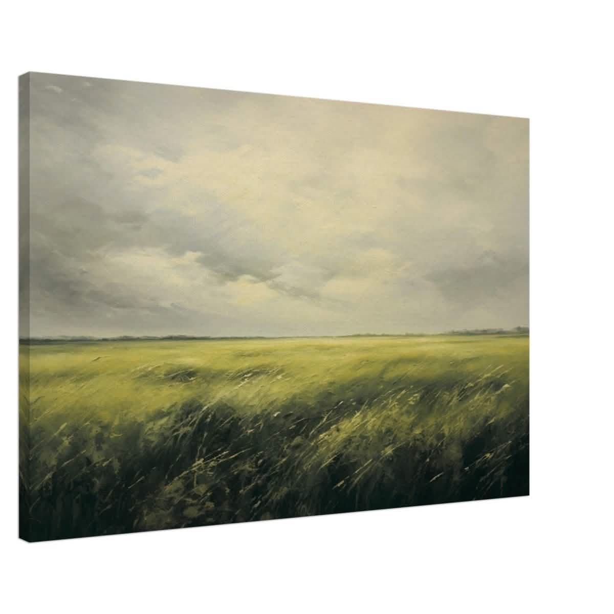 Green Landscape Wall art - Canvas - 60x90 cm / 24x36″ - Slim
