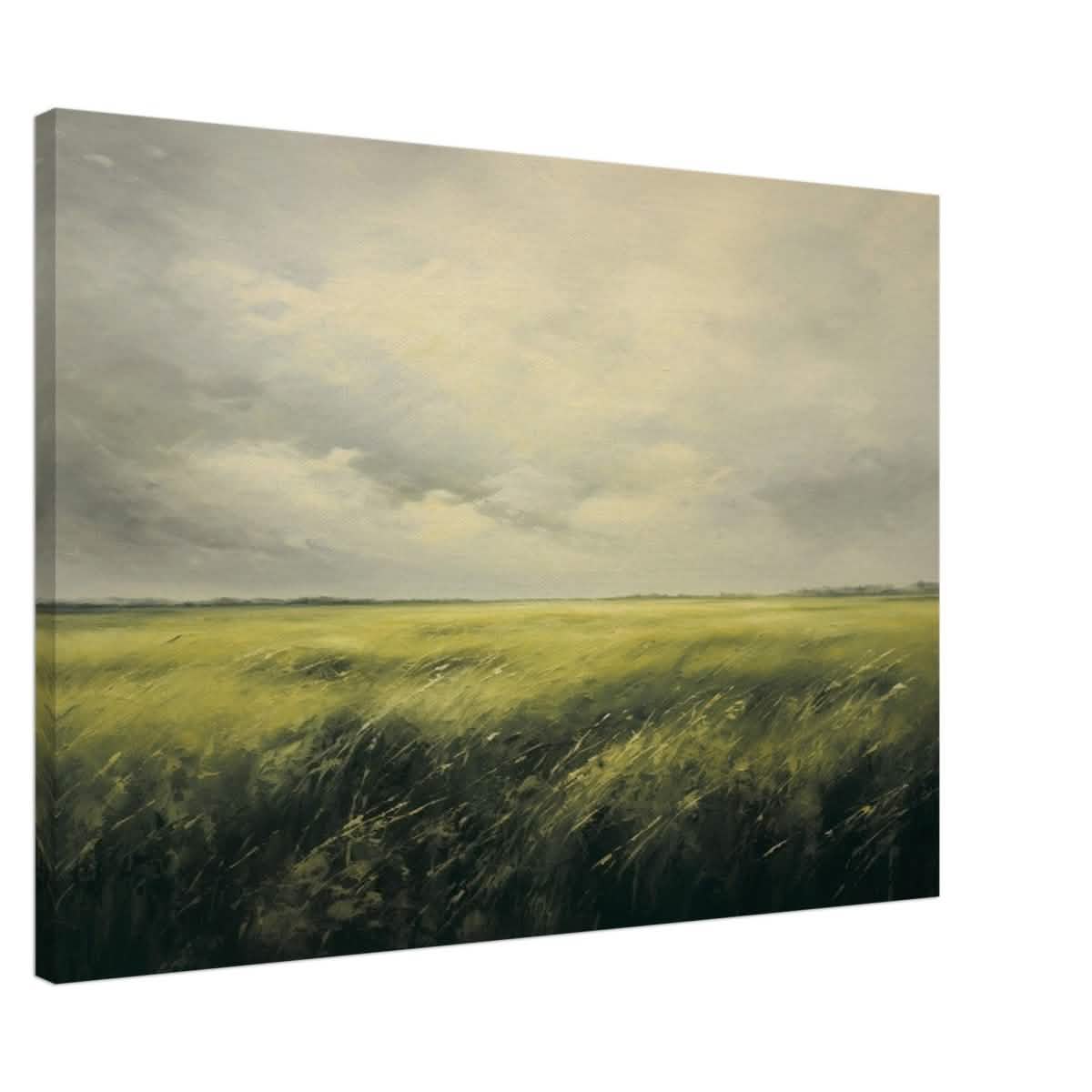 Green Landscape Wall art - Canvas - 70x100 cm / 28x40″ - Thick