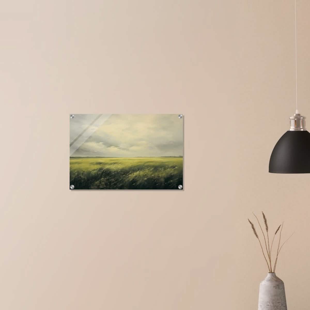 Green Landscape Wall art - Acrylic Print - 40x60 cm / 16x24″ -