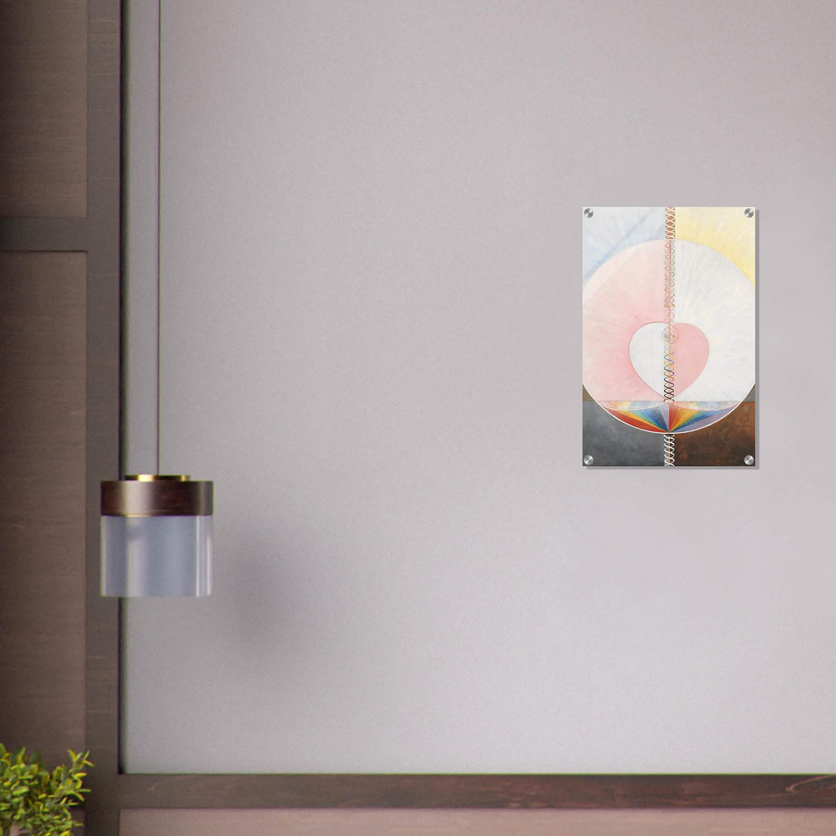 Group IX,UW No. 25, The Dove, No. 1, by Hilma af Klint, 1915 - Acrylic Print - 40x60 cm / 16x24″ -