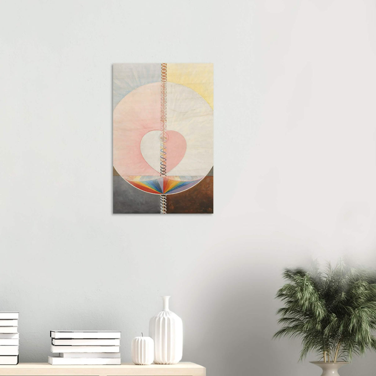 Group IX,UW No. 25, The Dove, No. 1, by Hilma af Klint, 1915 - Wood Prints - 40x60 cm / 16x24″ - 20 mm