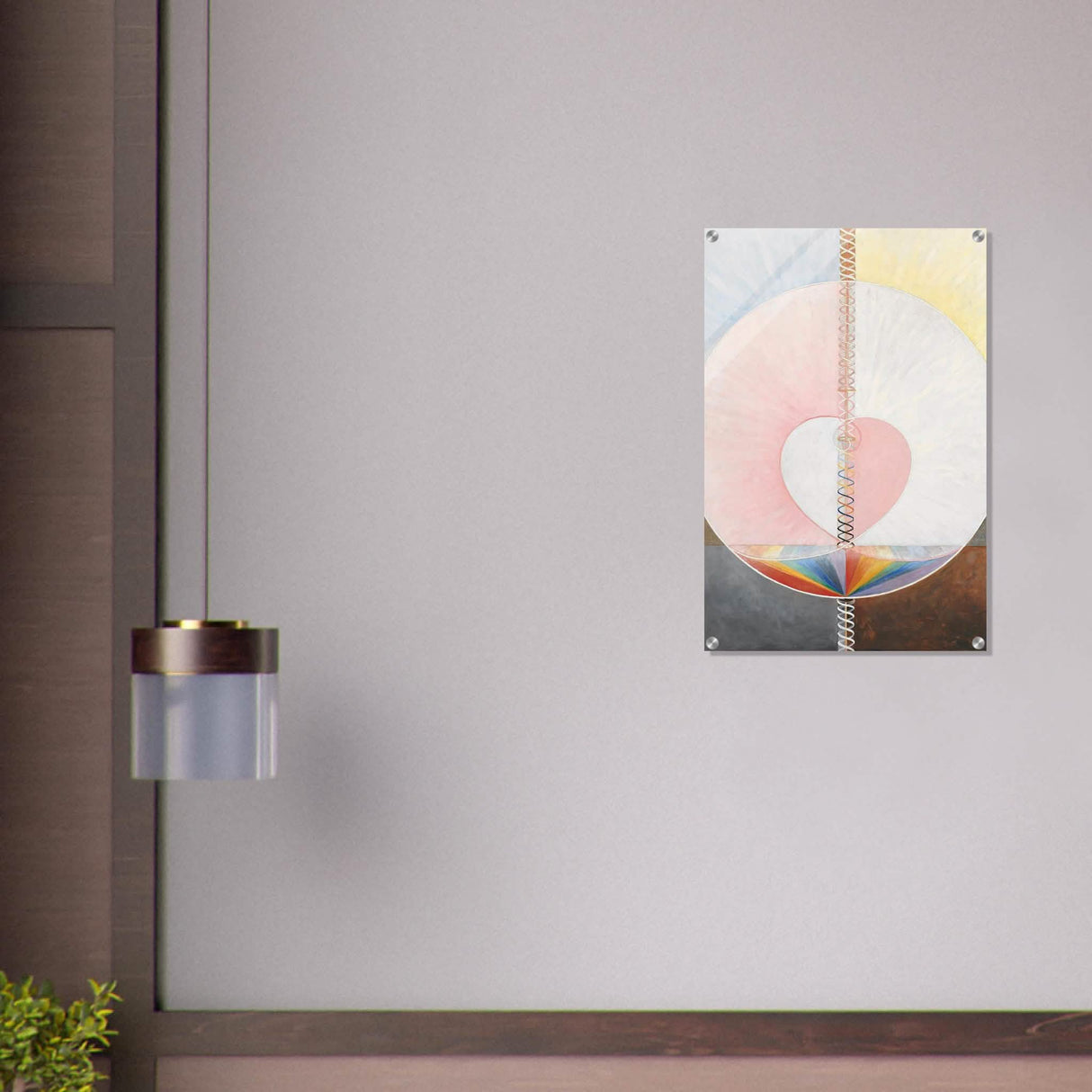 Group IX,UW No. 25, The Dove, No. 1, by Hilma af Klint, 1915 - Acrylic Print - 50x75 cm / 20x30″ -