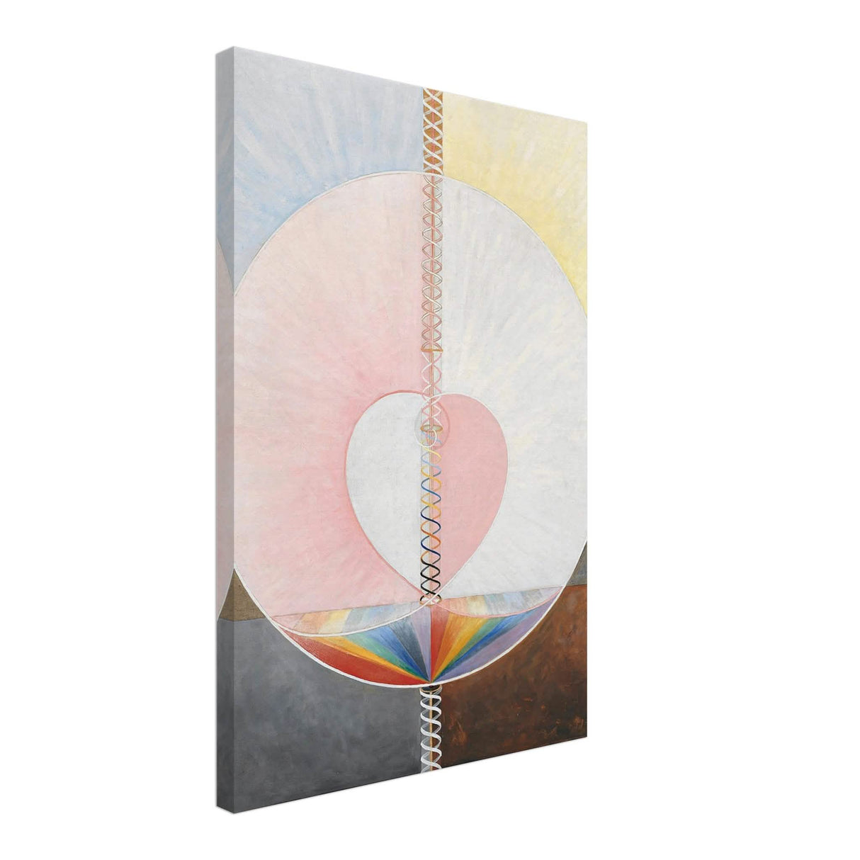 Group IX,UW No. 25, The Dove, No. 1, by Hilma af Klint, 1915 - Canvas - 40x60 cm / 16x24″ - Slim