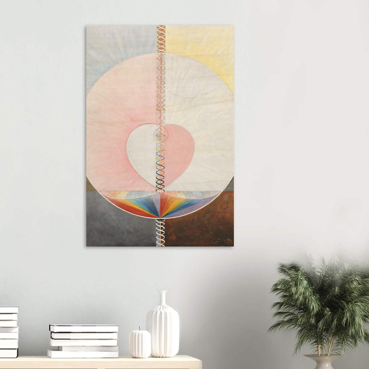 Group IX,UW No. 25, The Dove, No. 1, by Hilma af Klint, 1915 - Wood Prints - 60x90 cm / 24x36″ - 10 mm