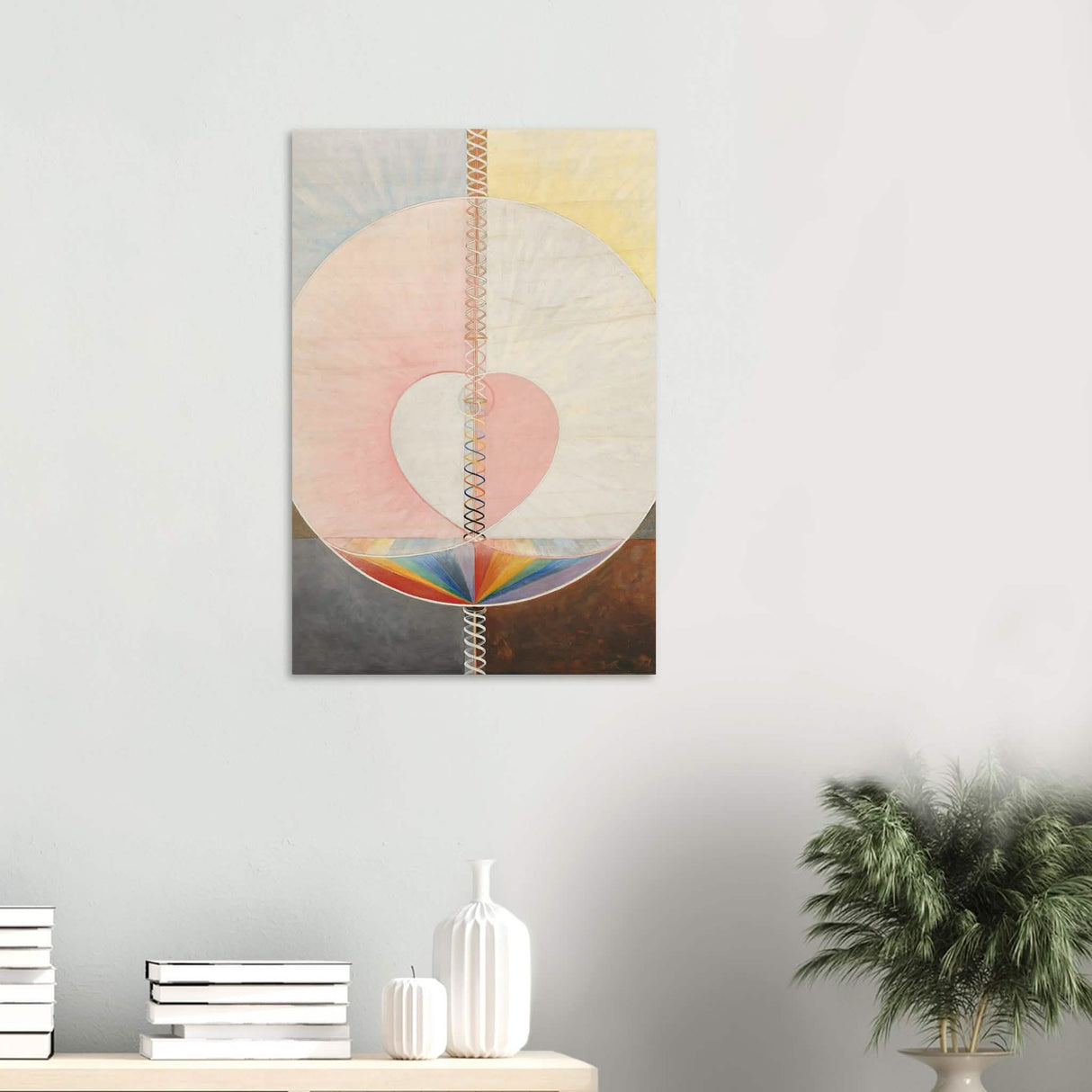 Group IX,UW No. 25, The Dove, No. 1, by Hilma af Klint, 1915 - Wood Prints - 50x75 cm / 20x30″ - 10 mm