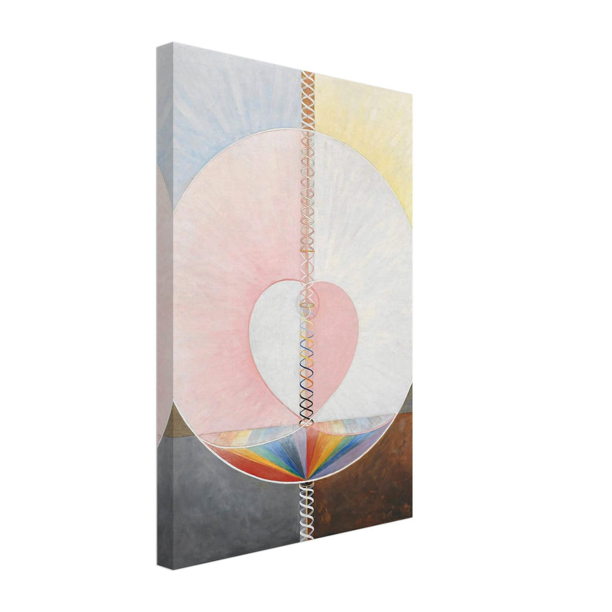 Group IX,UW No. 25, The Dove, No. 1, by Hilma af Klint, 1915 - Canvas - 30x45 cm / 12x18″ - Slim