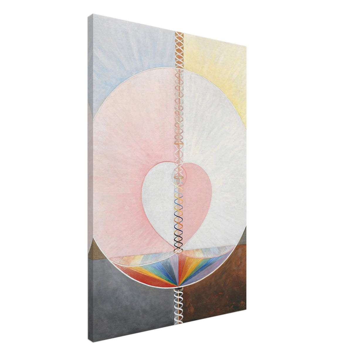 Group IX,UW No. 25, The Dove, No. 1, by Hilma af Klint, 1915 - Canvas - 60x90 cm / 24x36″ - Slim