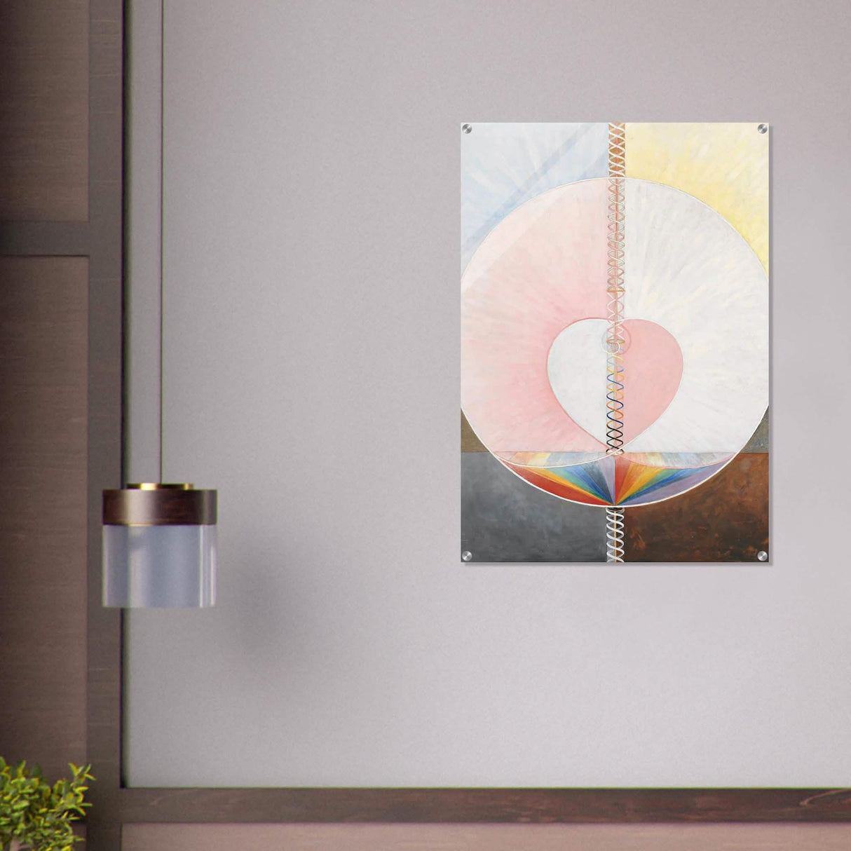 Group IX,UW No. 25, The Dove, No. 1, by Hilma af Klint, 1915 - Acrylic Print - 70x100 cm / 28x40″ -