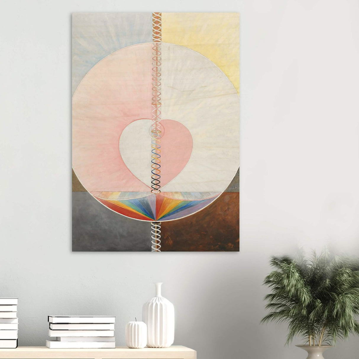 Group IX,UW No. 25, The Dove, No. 1, by Hilma af Klint, 1915 - Wood Prints - 70x100 cm / 28x40″ - 20 mm