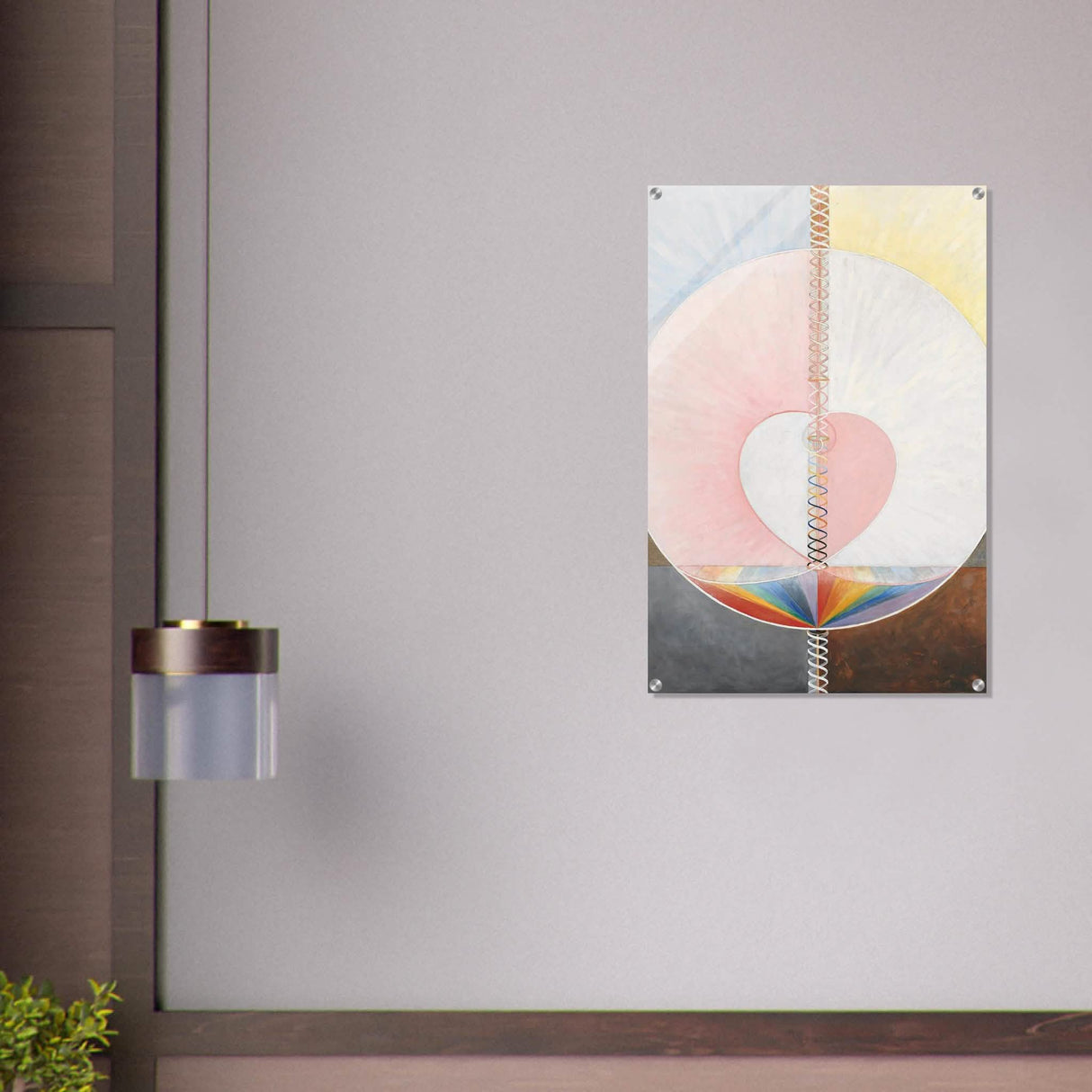 Group IX,UW No. 25, The Dove, No. 1, by Hilma af Klint, 1915 - Acrylic Print - 60x90 cm / 24x36″ -