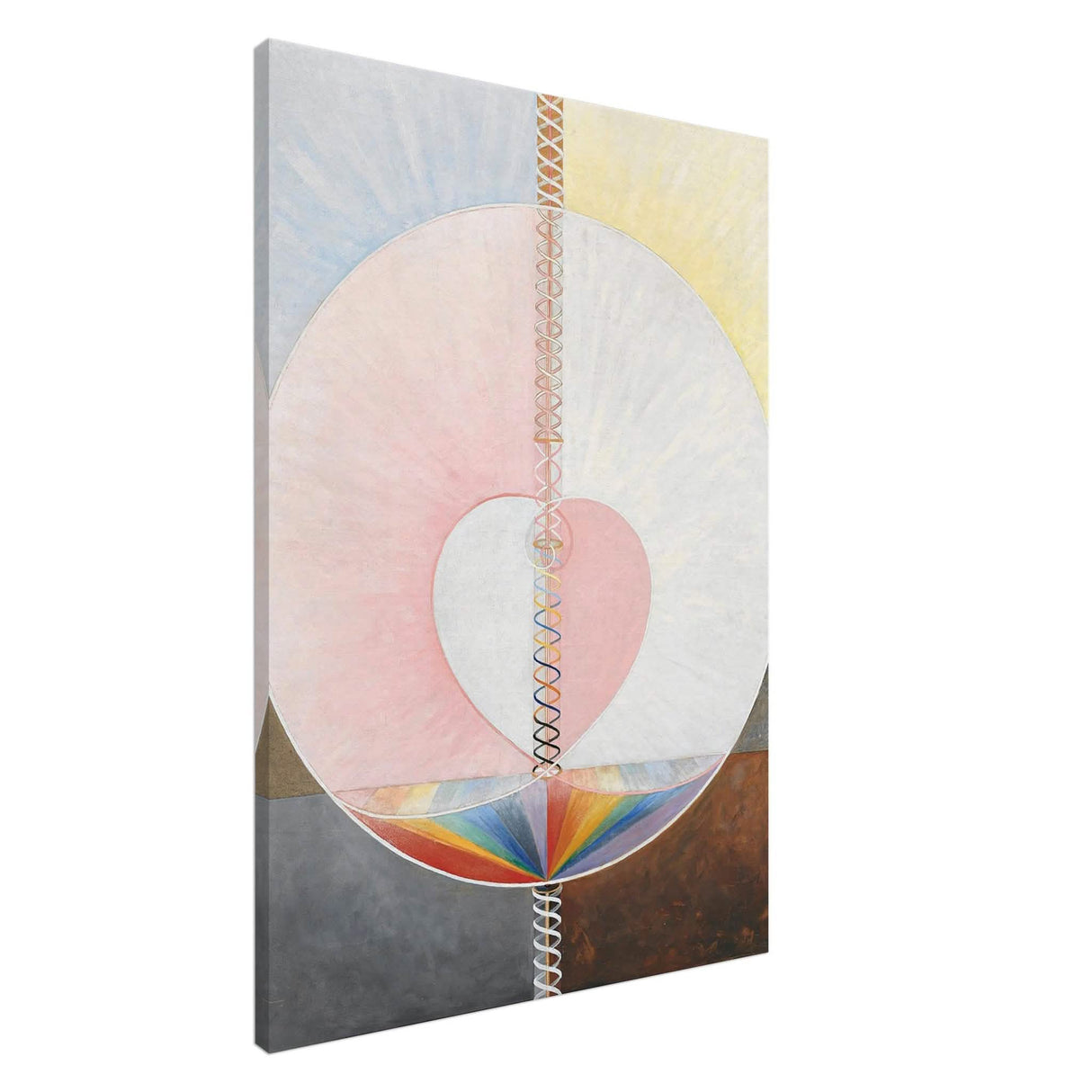 Group IX,UW No. 25, The Dove, No. 1, by Hilma af Klint, 1915 - Canvas - 70x100 cm / 28x40″ - Slim