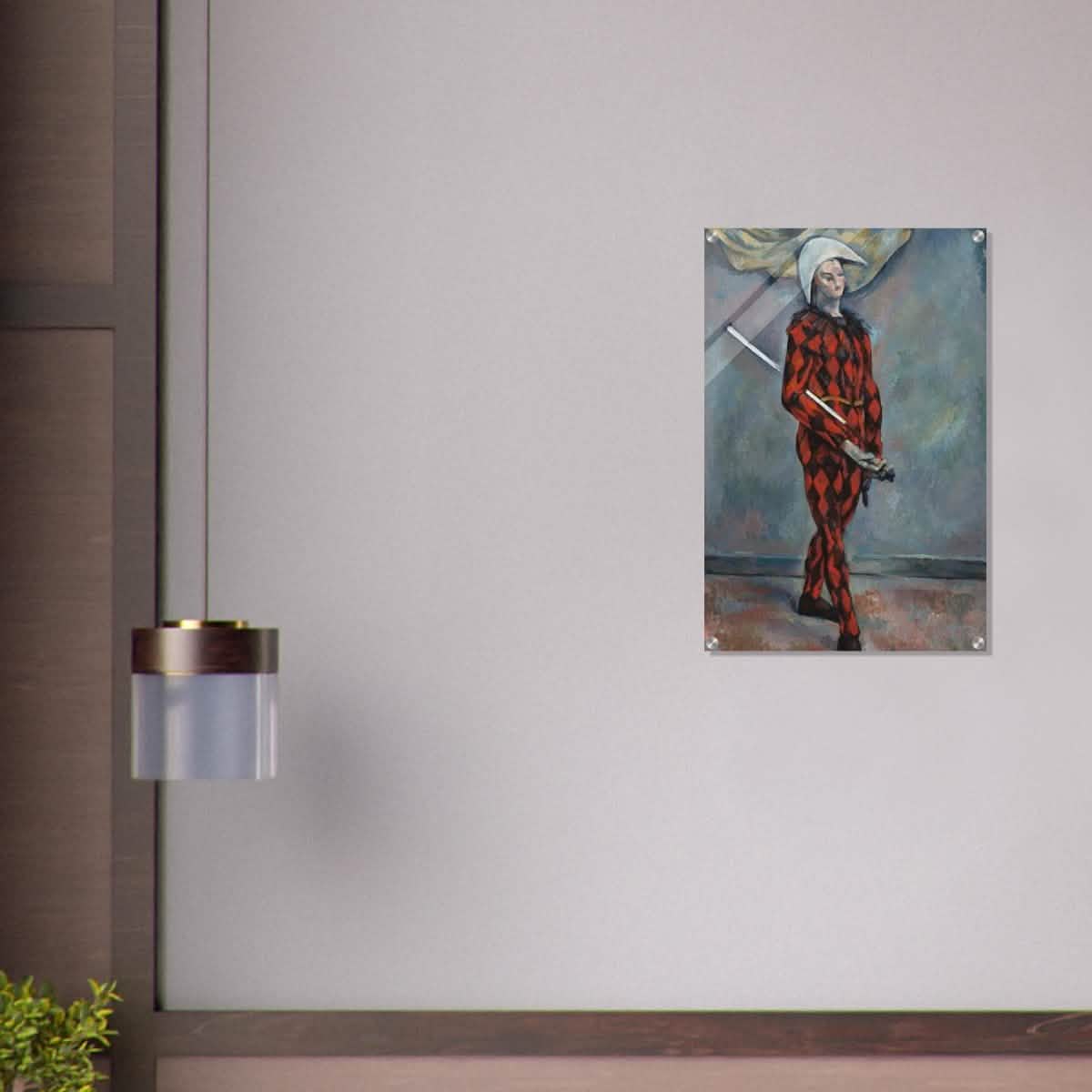 Harlequin by Paul Cézanne Vintage Wall Art - Acrylic Print - 50x75 cm / 20x30″ -