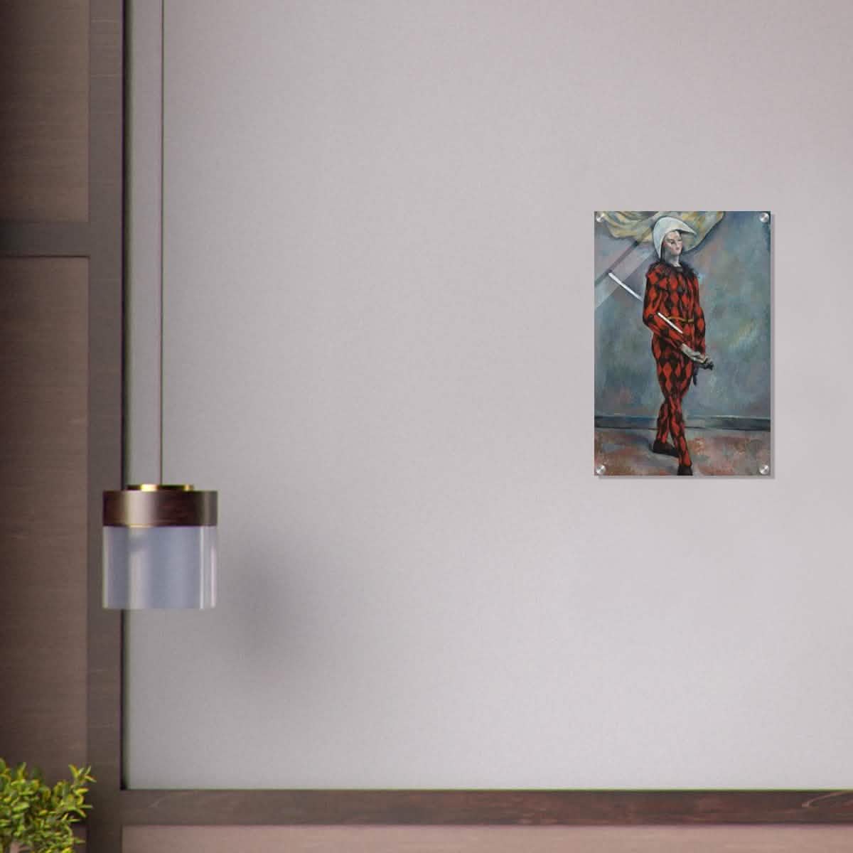 Harlequin by Paul Cézanne Vintage Wall Art - Acrylic Print - 40x60 cm / 16x24″ -