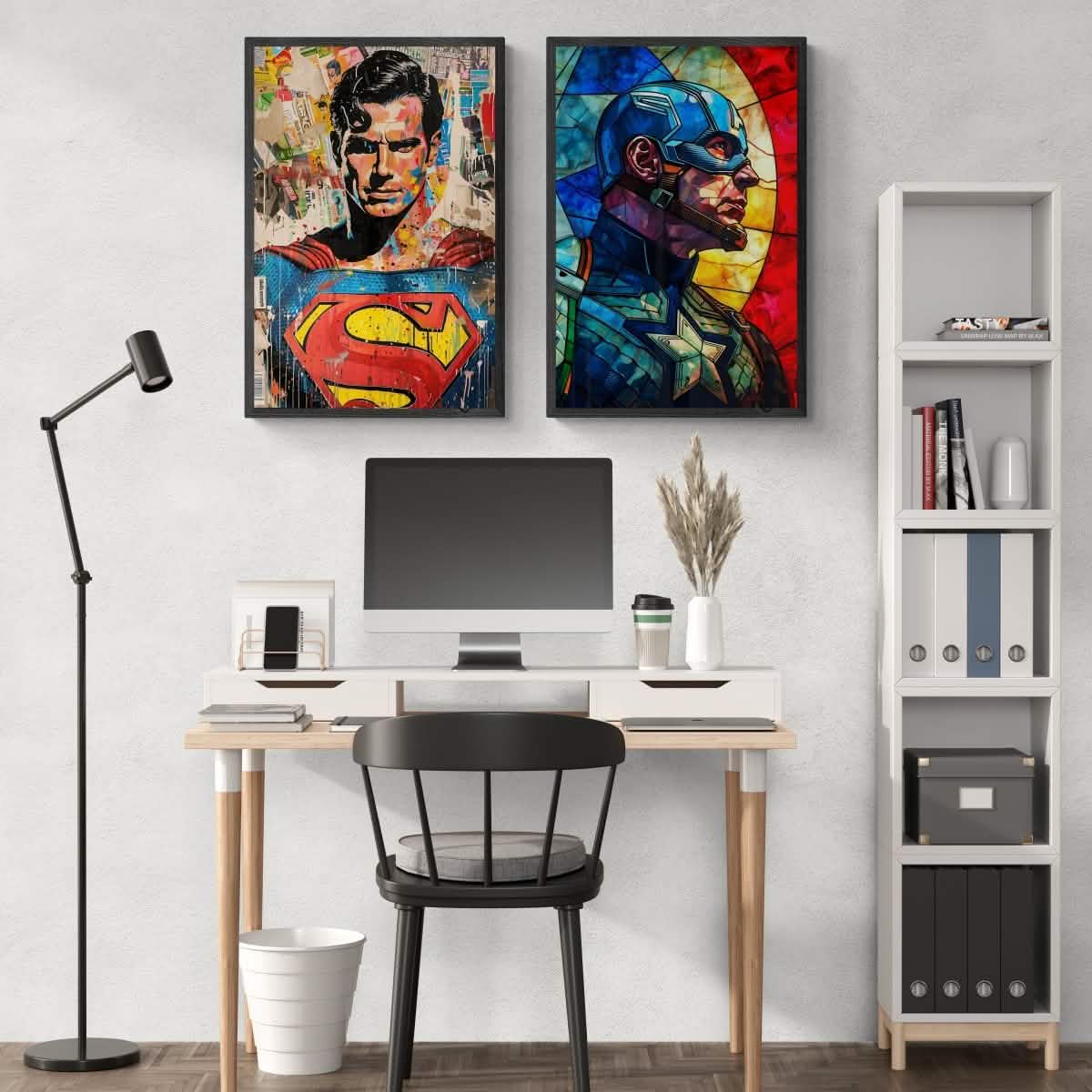Heroes United Canvas Duo - Canvas - 30X45 CM / 12X18″ -
