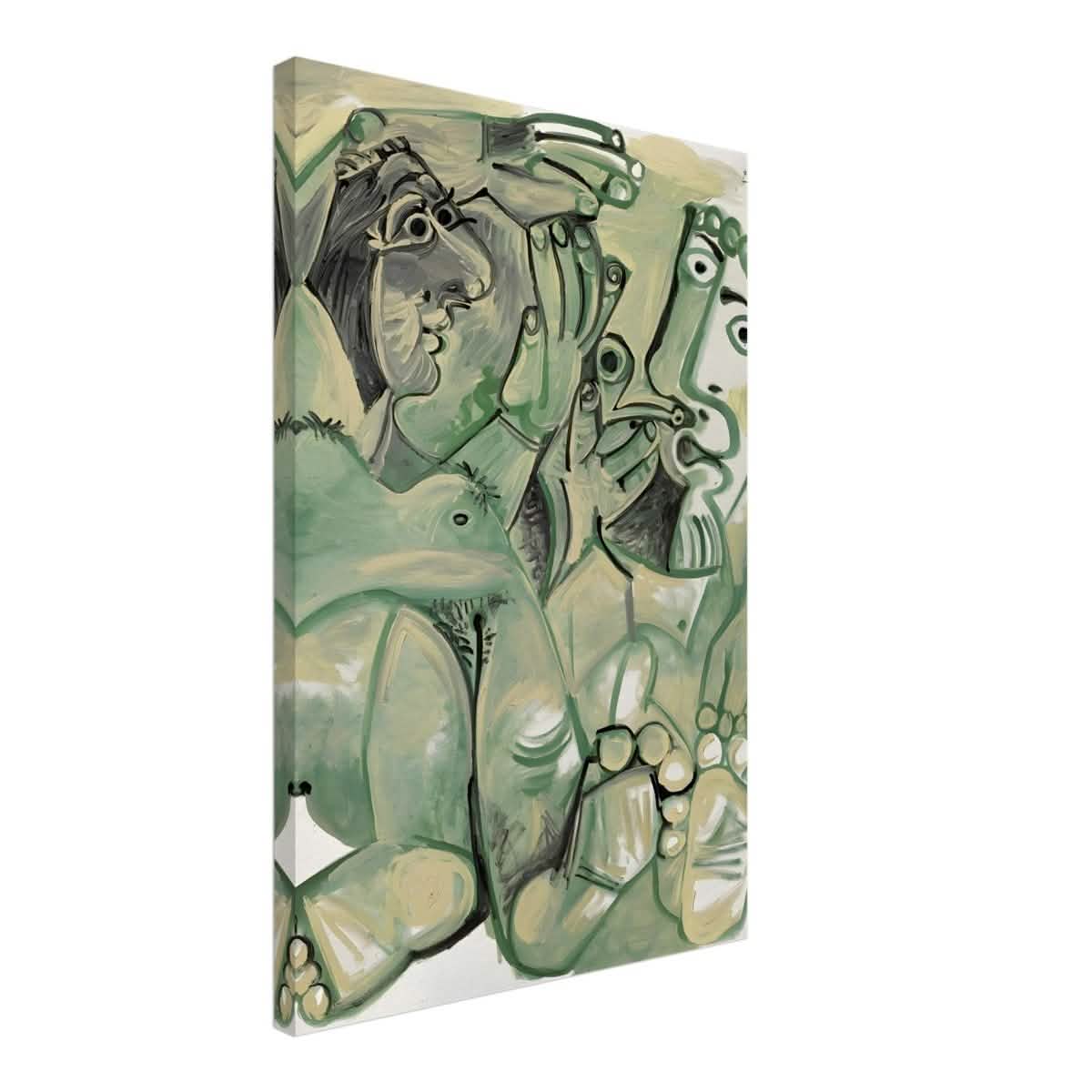 Homme et femme nus by Pablo Picasso 1968 - Canvas - 50x75 cm / 20x30″ - Thick