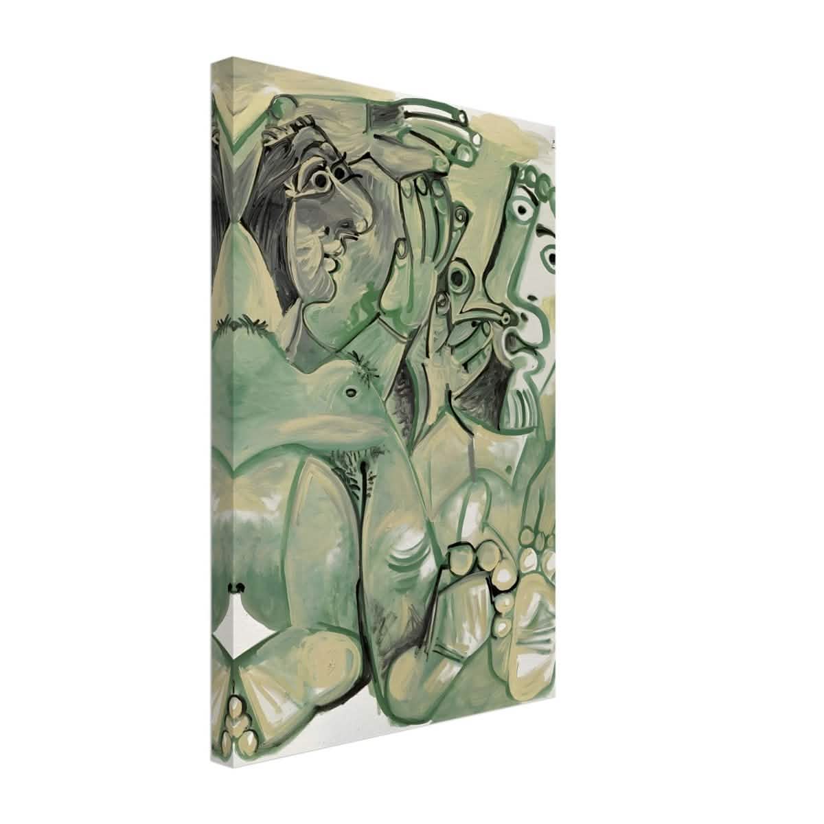 Homme et femme nus by Pablo Picasso 1968 - Canvas - 30x45 cm / 12x18″ - Slim