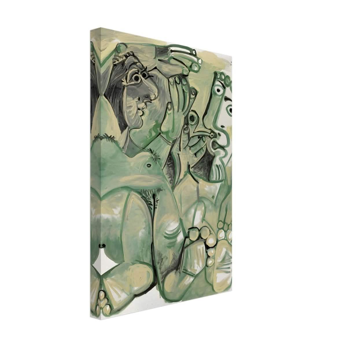 Homme et femme nus by Pablo Picasso 1968 - Canvas - 30x45 cm / 12x18″ - Thick