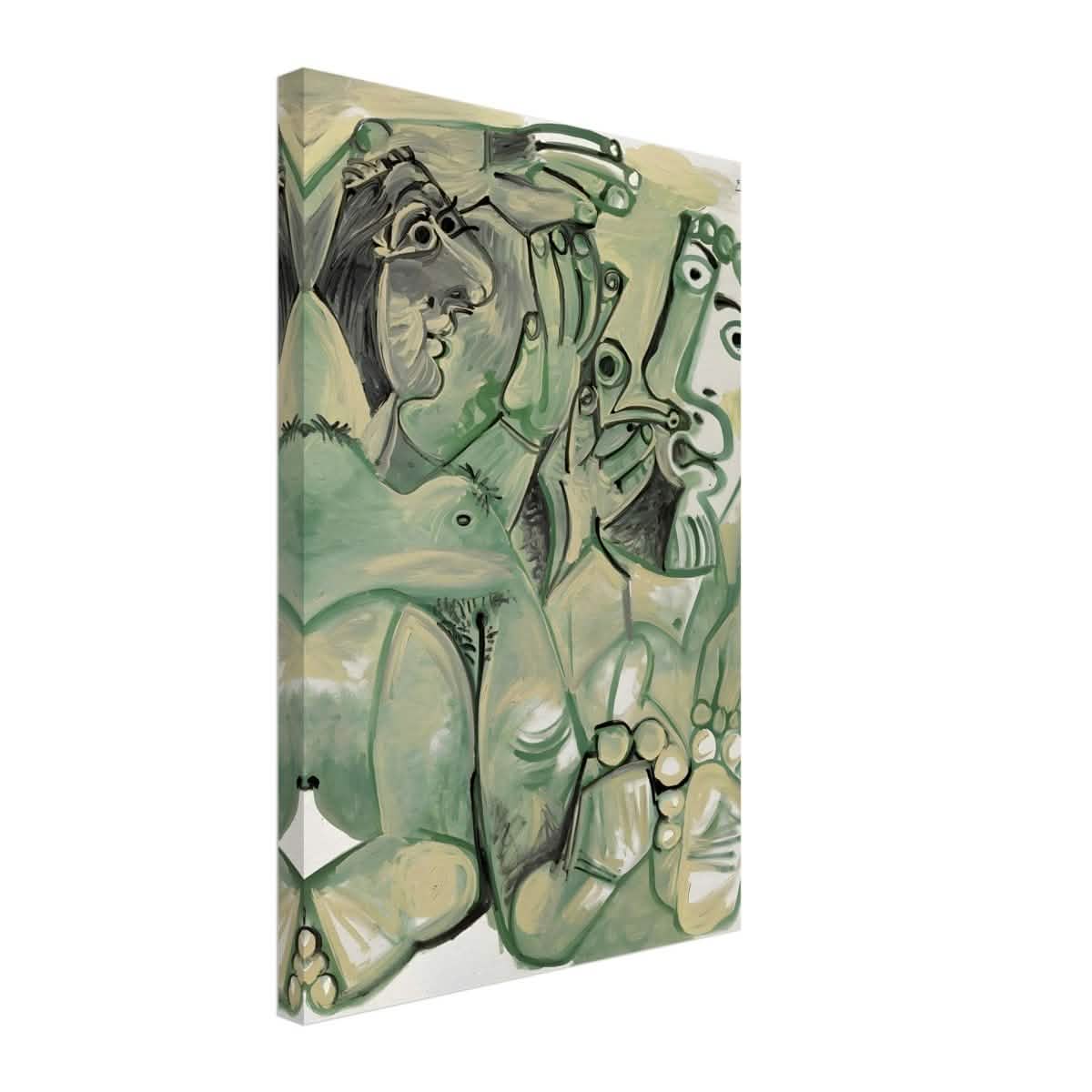 Homme et femme nus by Pablo Picasso 1968 - Canvas - 40x60 cm / 16x24″ - Thick