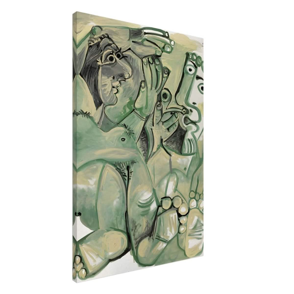 Homme et femme nus by Pablo Picasso 1968 - Canvas - 60x90 cm / 24x36″ - Slim