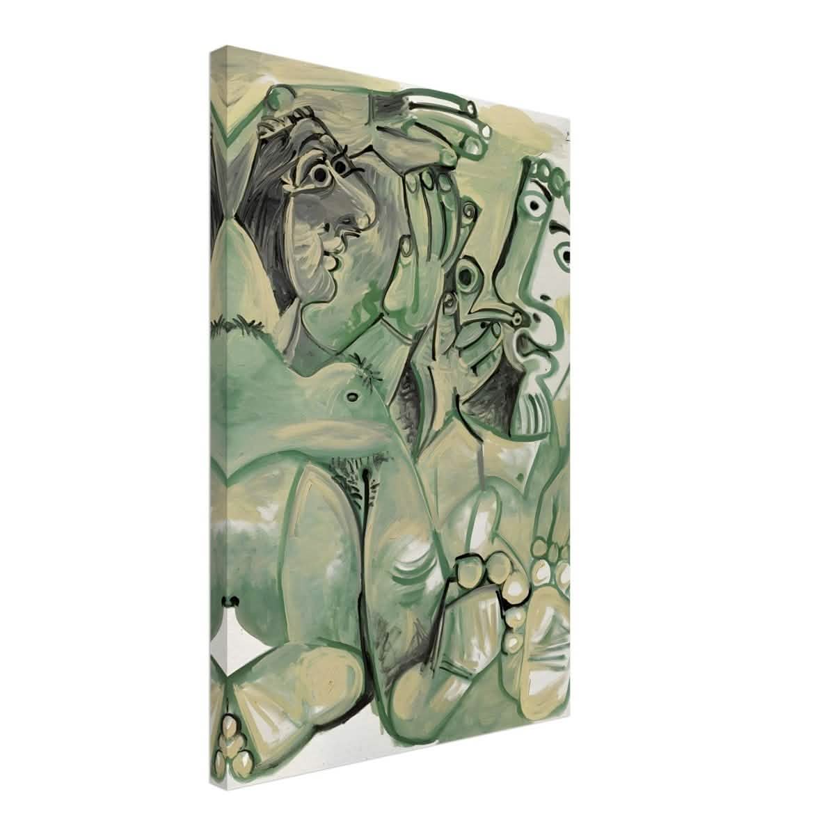 Homme et femme nus by Pablo Picasso 1968 - Canvas - 40x60 cm / 16x24″ - Slim