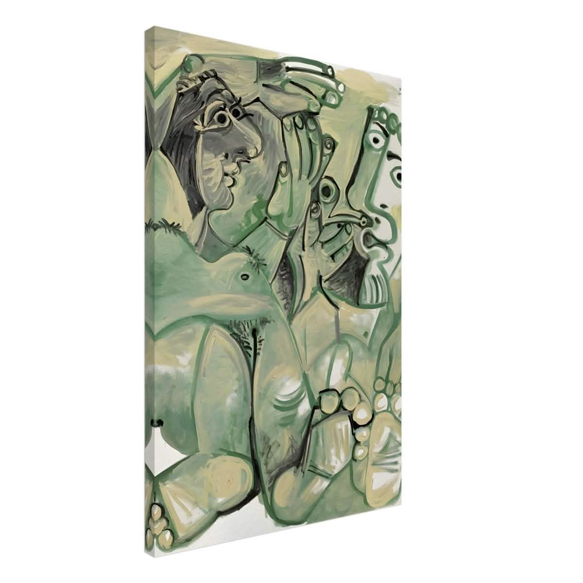 Homme et femme nus by Pablo Picasso 1968 - Canvas - 60x90 cm / 24x36″ - Thick