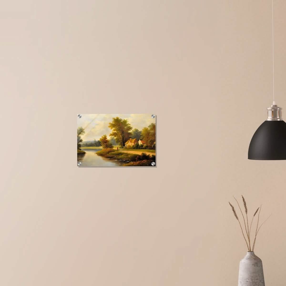 House By The Lake - Acrylic Print - 30x45 cm / 12x18″ -