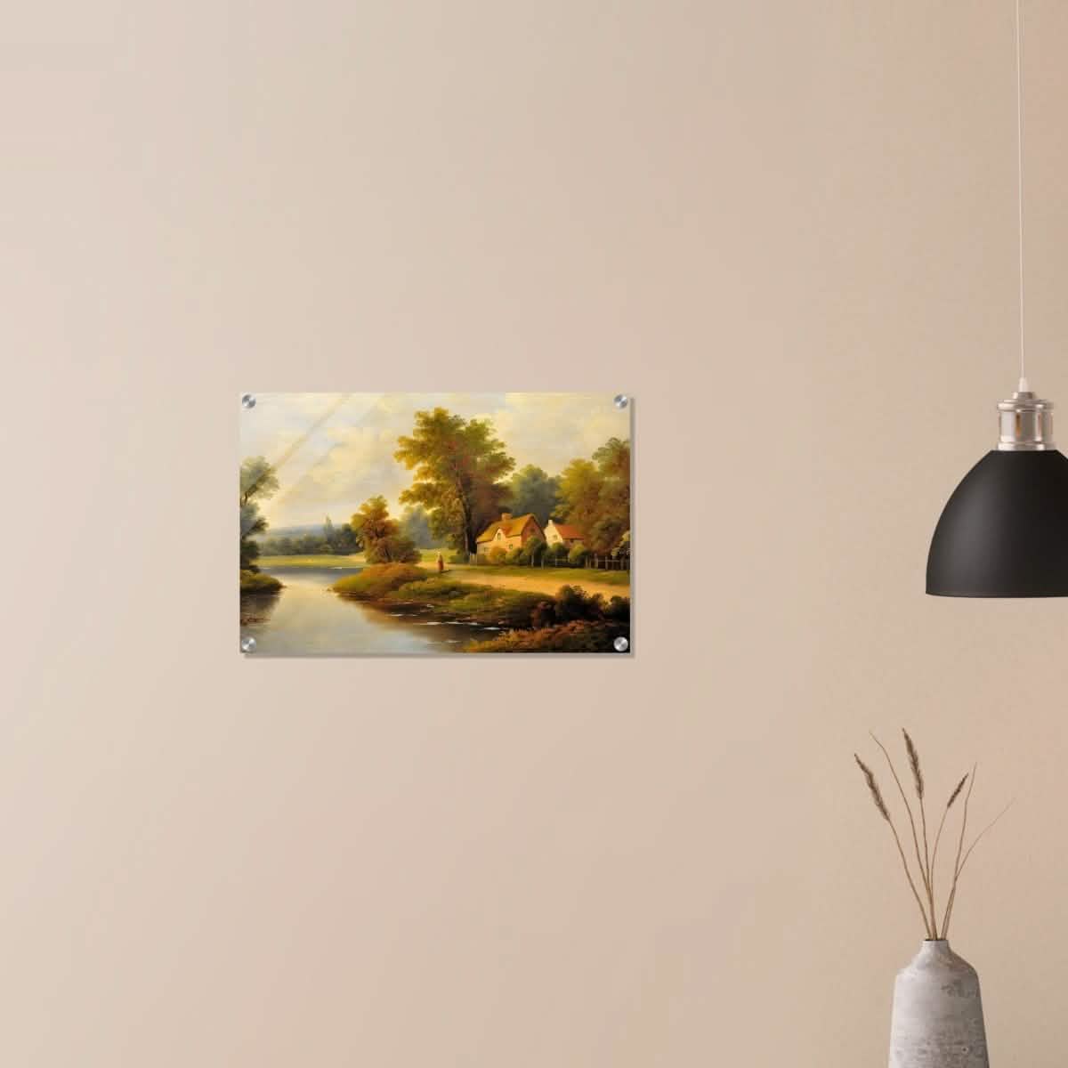 House By The Lake - Acrylic Print - 40x60 cm / 16x24″ -