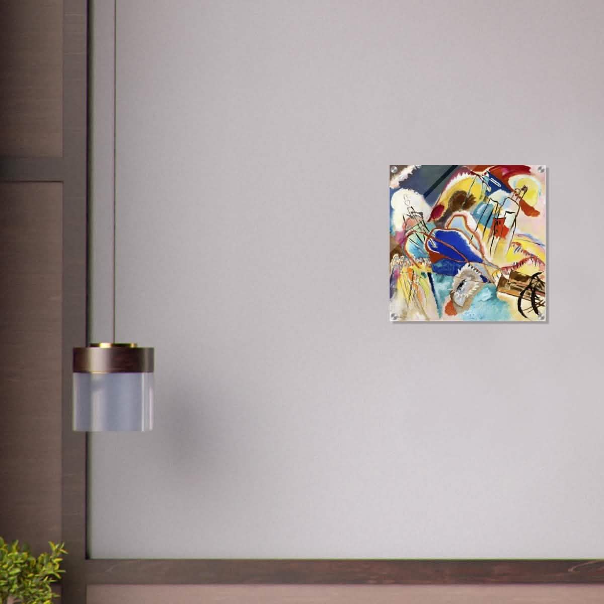 Improvisation No. 30 (1913) by Wassily Kandinsky Abstract Wall art print - Acrylic Print - 50x50 cm / 20x20″ -